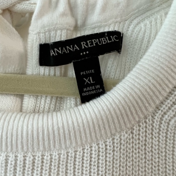 Banana Republic short-sleeved sweater, cream, XLP - Picture 3 of 3
